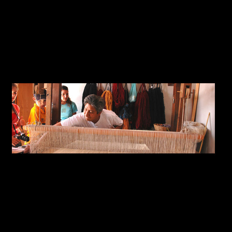 Marian, Centro de Arte Textil Zapoteco Bii Daüü SC DE RL, Teotitlán del Valle, Oaxaca