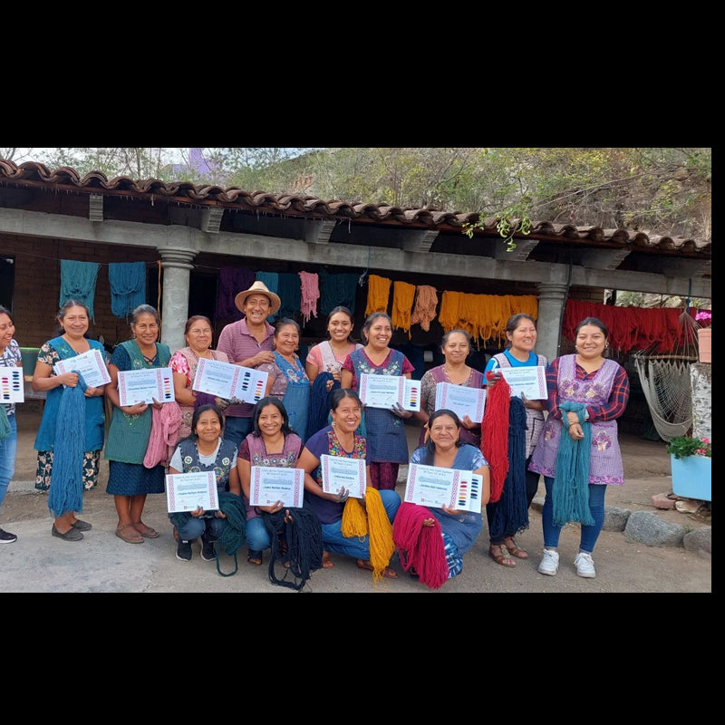 Marian, Centro de Arte Textil Zapoteco Bii Daüü SC DE RL, Teotitlán del Valle, Oaxaca
